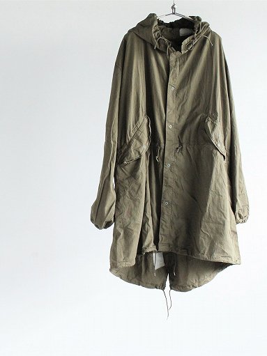 50's US ARMY SNOW PARKA DEAD STOCK / WHITE → OVER DYED / OLIVE + 