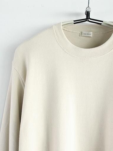 THE HINOKI Organic Cotton Crew Neck L/S T-Shirt / Oatmeal (MENS