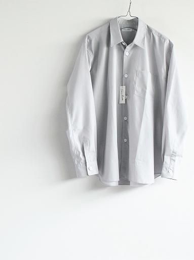 Sans limite BOX REGULAR COLLAR SHIRT - Grey TC Broad (MENS)
