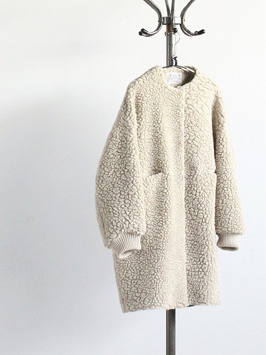 R&D.M.Co- (オールドマンズテイラー) BOA COAT / BEIGE (ボアコート