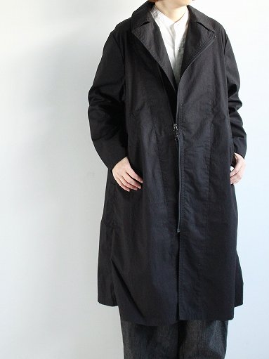 Porter Classic POPLIN RIDING COAT / BLACK (MENS & LADIES) - ALPOA