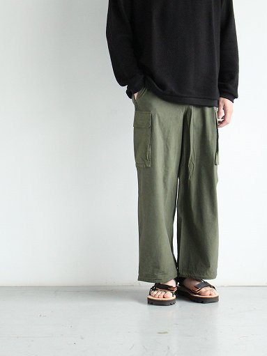 Porter Classic SUPER NYLON STRETCH PANTS / OLIVE (MENS