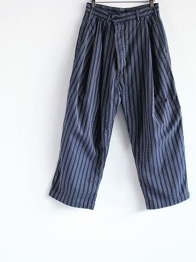 OUTIL PANTALON CUERS / INDIGO STRIPE (OU-P024)