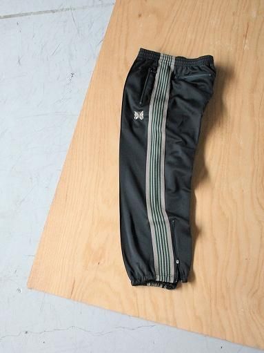 NEEDLES Zipped Track Pant - Poly Smooth / Dk.Green (MENS & LADIES