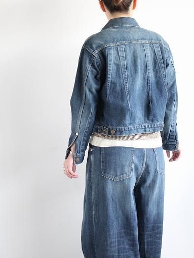 NEEDLES Darts Jean Jacket / 12oz Denim - indigo (LADIES) - ALPOA