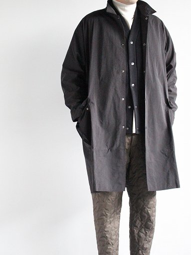 Sans limite 起毛裏毛 CARDIGAN / Black (MENS) - ALPOA