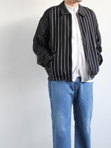 NOMA t.d. Pin Stripe Jacket / Black (MENS) 【※40%OFF】 - ALPOA