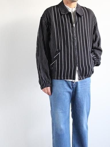 NOMA t.d.　Pin Stripe Jacket / Black (MENS) 【※40%OFF】 - ALPOA