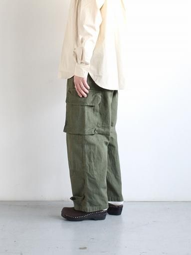 OUTIL PANTALON BLESLE / OLIVE