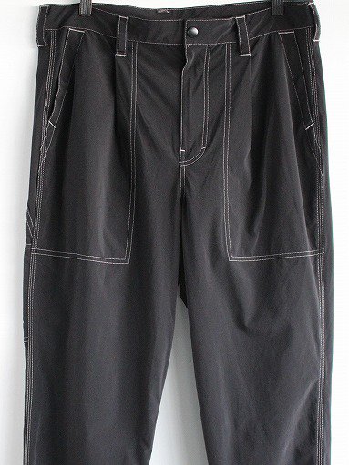 Porter Classic SUPER NYLON STRETCH WORK PANTS / BLACK