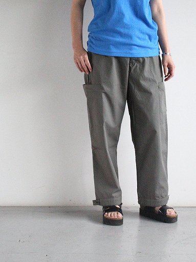 eleven 2nd Fine Cotton Poplin Cargo Pants / Olive