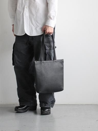 Aeta ZIPPER TOTE S / BLACK (PG47) (PEBBLE GRAIN COLLECTION)