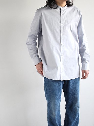 Cale SUPIMA COTTON BAND COLLAR SHIRTS (スーピマコットン バンド