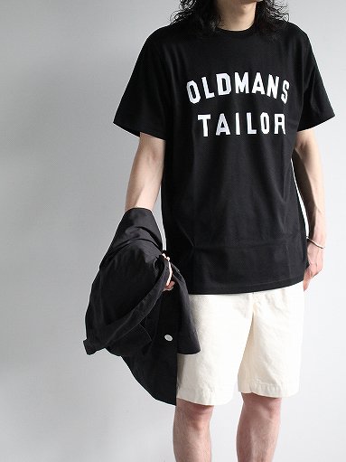 OLDMAN'S TAILOR OMT PRINT CREW NECK S/S T-SHIRTS