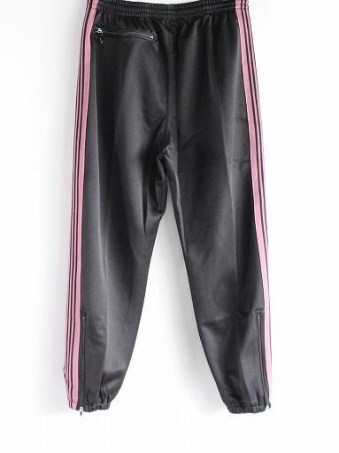 NEEDLES Zipped Track Pant - Poly Smooth / F.Black (ニードルズ 