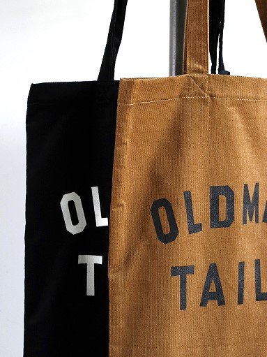 OLDMAN'S TAILOR OMT PRINT TOTE BAG / CORDUROY (no.1035)