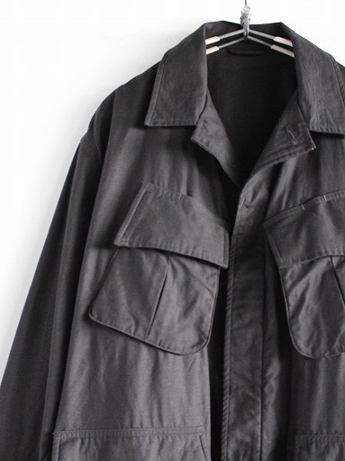 blurhmsROOTSTOCK　Cotton Linen Combat Tropical Jacket - Black