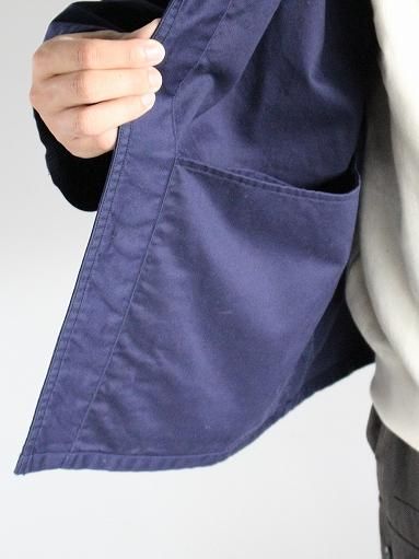 blurhmsROOTSTOCK Light Moleskin Work Jacket - PurpleNavy