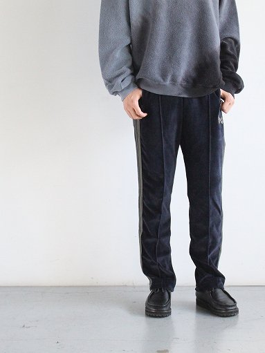 Needles Narrow Track Pants Velour パピヨン | ochge.org