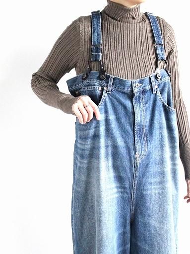 RHODOLIRION (ロドリリオン) 5Pockets Suspender Pant - Denim