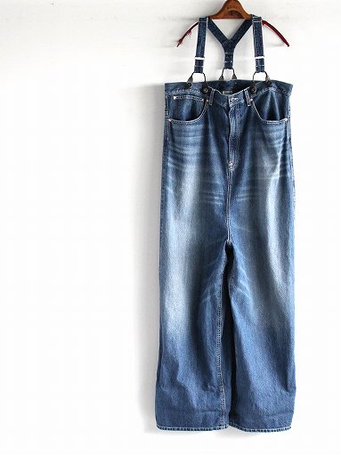 RHODOLIRION (ロドリリオン) 5Pockets Suspender Pant - Denim