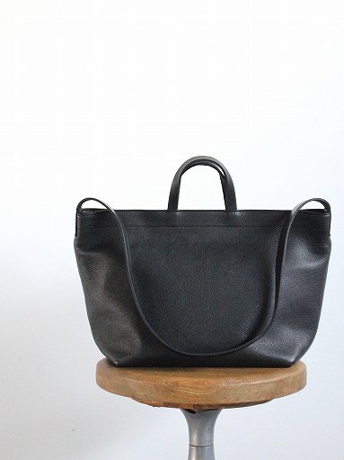 Aeta (アエタ) SHOULDER TOTE TF：M / BLACK (PG55) (PEBBLE GRAIN