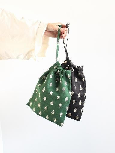 R＆D.M.Co- / OLDMAN'S TAILOR ARTICHOKE DRAWSTRING BAG ( S )