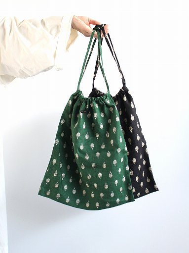 R＆D.M.Co- / OLDMAN'S TAILOR ARTICHOKE DRAWSTRING BAG ( L )