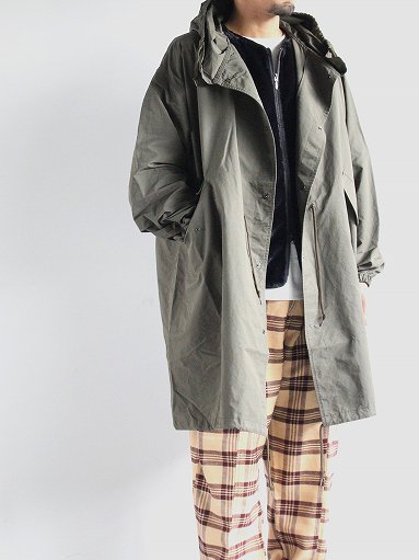 Porter Classic WEATHER MILITARY COAT / OLIVE