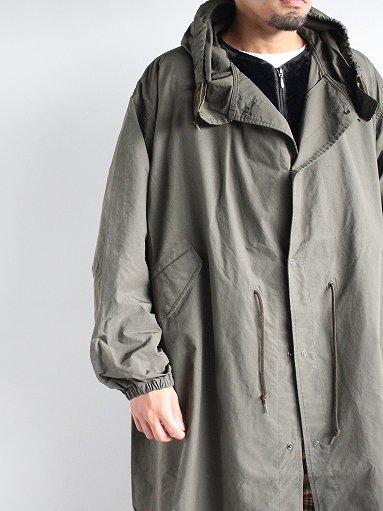 Porter Classic WEATHER MILITARY COAT / OLIVE