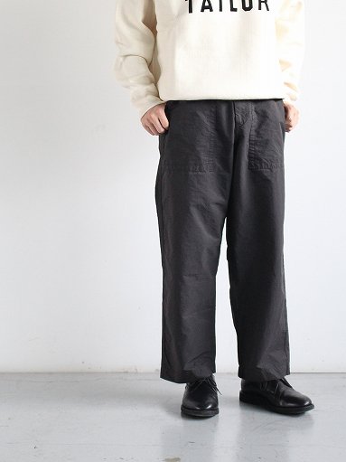 Porter Classic WEATHER BAKER PANTS / BLACK (MENS)