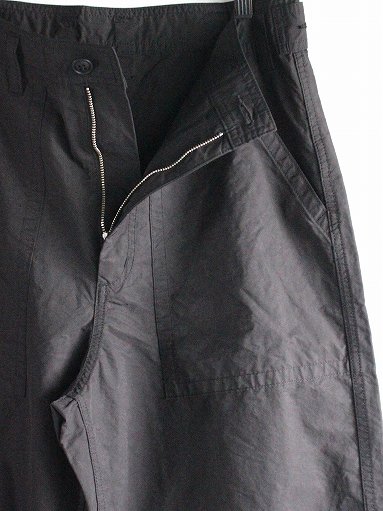 Porter Classic WEATHER BAKER PANTS / BLACK