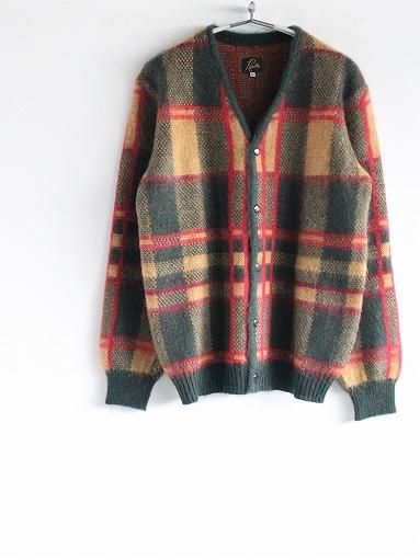 NEEDLES Mohair Cardigan - Tartan (MENS & LADIES)