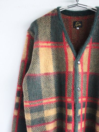 NEEDLES Mohair Cardigan - Tartan