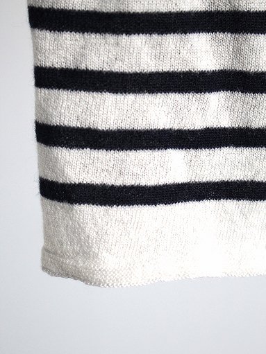 eleven 2nd Cashmere no.1 Border Stole / カシミヤno.1 ボーダー