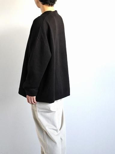alvana WOOL RIB KNIT CREW NECK P/O
