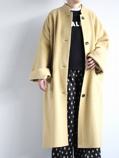 R&D.M.Co- (オールドマンズテーラー) WOOL FELT KNIT OVERSIZE COAT 