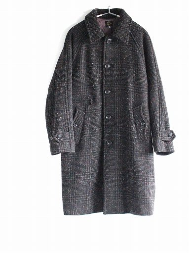 NEEDLES Balcollar Coat - Wool Tweed / Glen Plaid