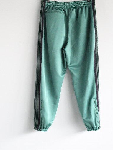 NEEDLES Zipped Track Pant - Poly Smooth / Emerald ＜2023SS 