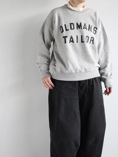 OLDMAN'S TAILOR (オールドマンズテーラー) OMT PRINT CREW SWEAT no.915