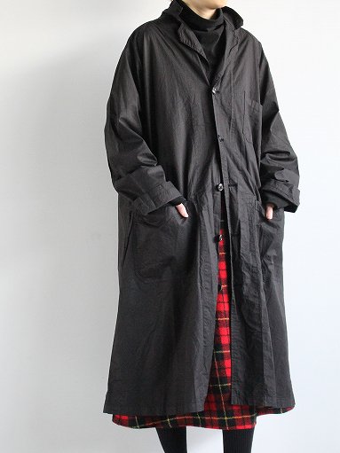 OLDMAN'S TAILOR SHOP COAT GARMENT DYE / BLACK (MENS & LADIES)