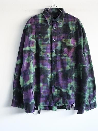 Rebuild By Needles 7Cuts Shirt ニードルス シャツ NEEDLES（ニードルズ）PU347 Rebuids by Needles Flannel Shirt