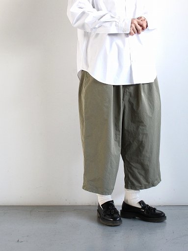 R&D.M.Co- GARMENT DYE GUM PANTS / Khaki