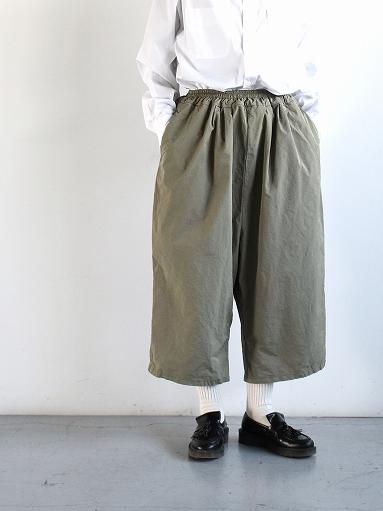 R&D.M.Co- GARMENT DYE GUM PANTS / Khaki