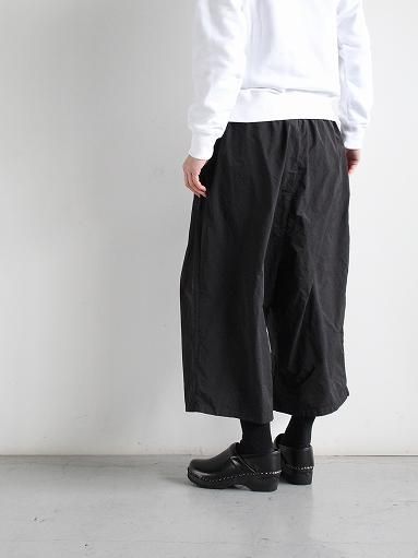 R&D.M.Co- GARMENT DYE GUM PANTS / Black (LADIES)