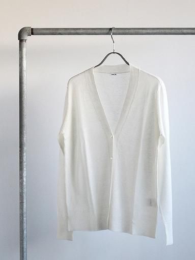 eleven 2nd / イレブンセカンド Fine Linen Silk V-neck Cardigan