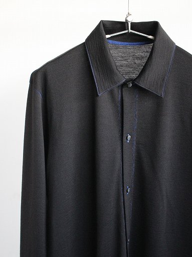 cale カル 23SS ウォッシャブルウール天竺シャツカーディガン - シャツ