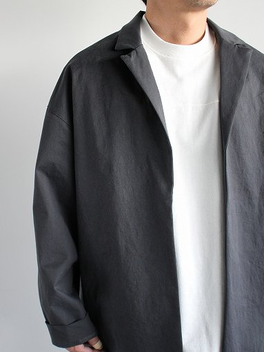 alvana (アルヴァナ) FADE STRETCH HAORI JACKET (ACS-F001) / CHARCOAL