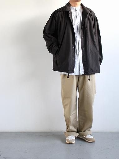 Porter Classic WEATHER GATHERED JACKET / BLACK