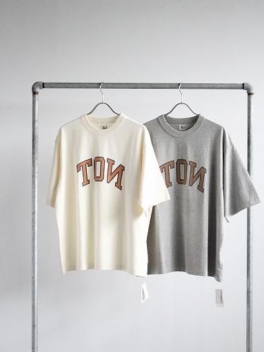 Tシャツ/カットソー(半袖/袖なし)blurhms 22ss 88/12 Tシャツ　グレー